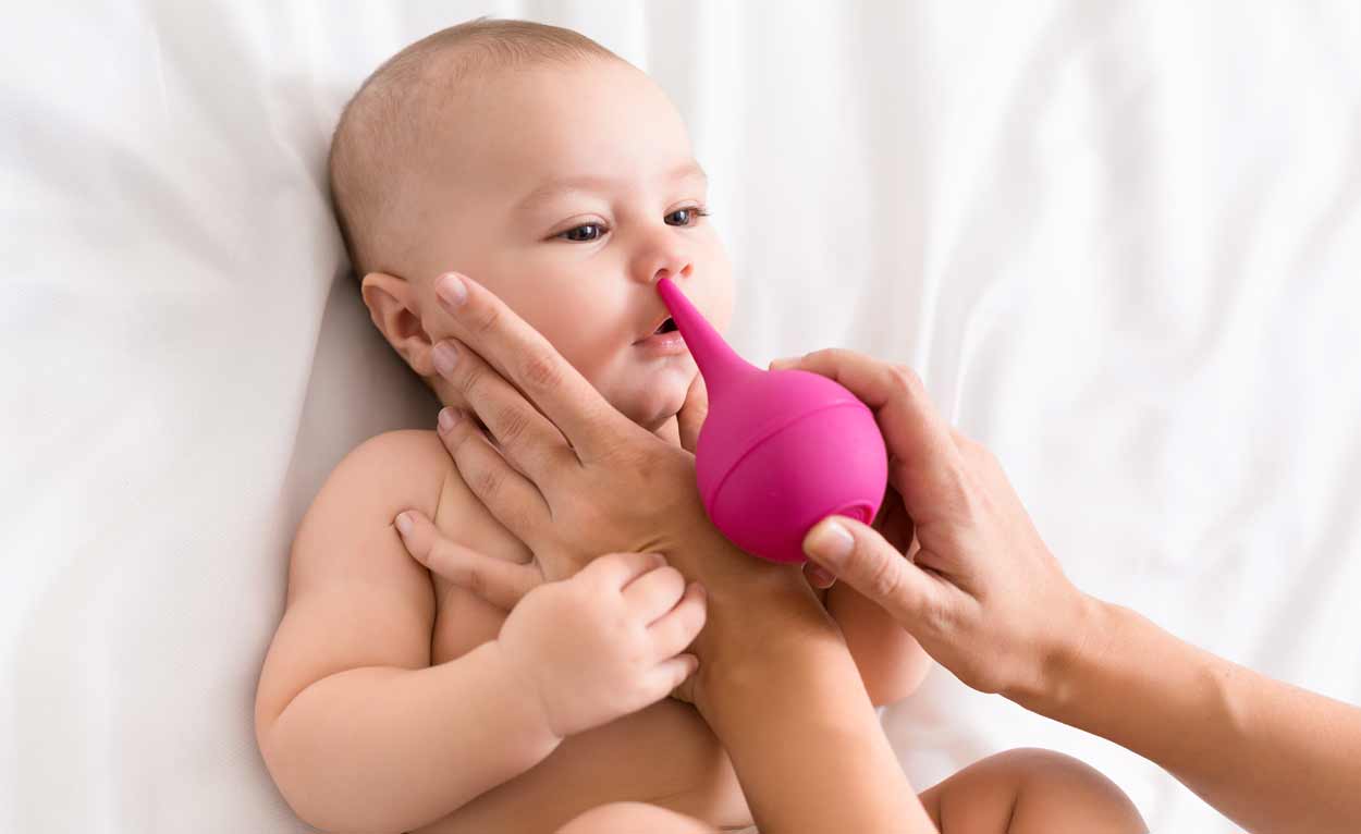 un aspirateur nasal pour bébé