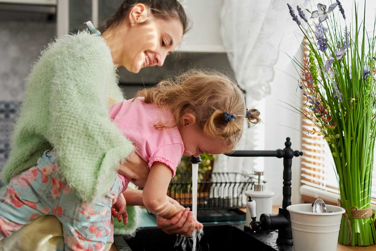une cuisine secure pour bébé