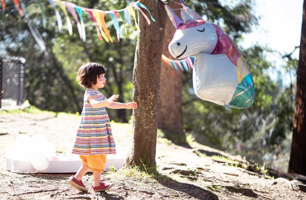 un anniversaire licorne pour petite fille